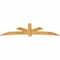 Ekena Millwork Alberta Rough Sawn Timber Gable Bracket, Western Red Cedar, 96"W x 28"H x 2"D x 6"F, 7/12 Pitch GBW096X28X0206ALB00RWR - alternate 3